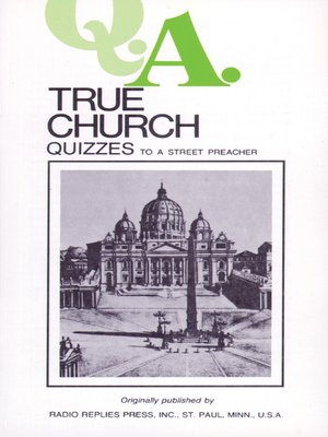 cover image of True Church Quizzes